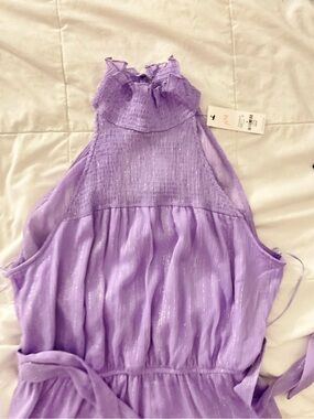 Francesca's Lavender Halter Dress